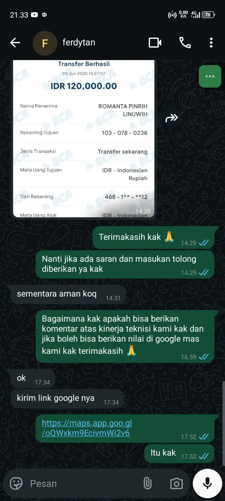 Foto Keluarga Santoso